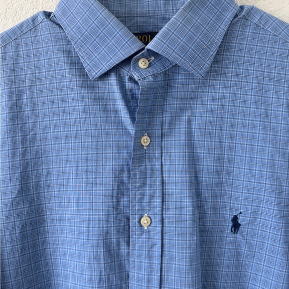 Ralph Lauren Blue Casual Button Down Shirt - Picture 3 of 8
